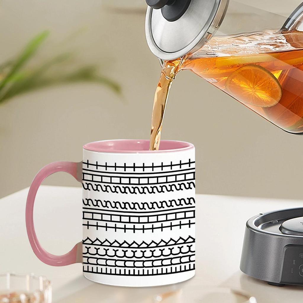 Hidden Message Coffee Mug Ceramic Chocolate Milk Cup Modern Coffee Lover Gift Kitchen Accessories Message Coffee Tumbler