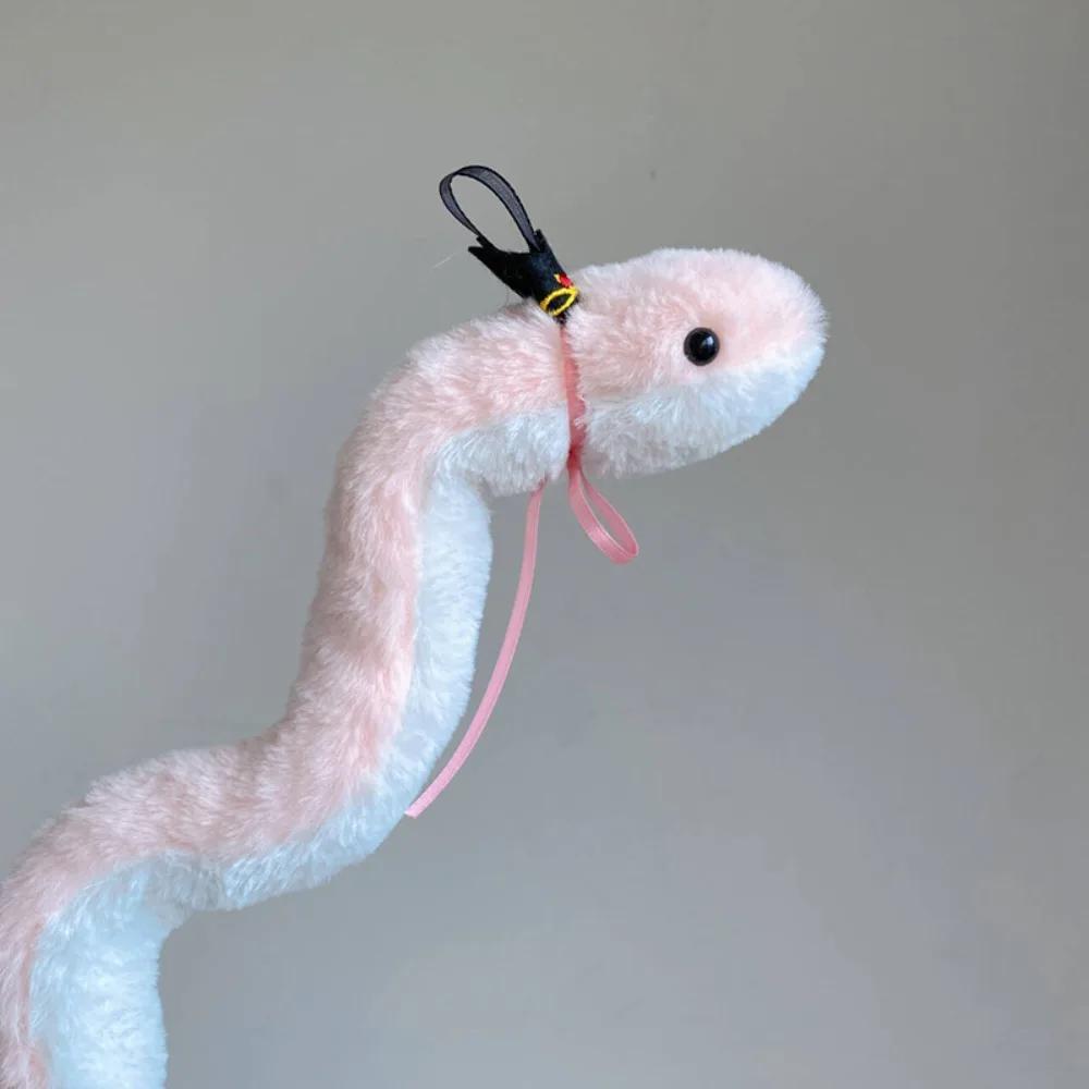 Plush Year Of The Snake Plush Toy Wrap Around Arm Soft Snake Stuffed Plush Doll Comfort Little Snake Snake Animal Doll Car Decor