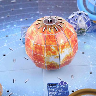 3D Solar System Puzzle Set Planet Board Paper DIY Learning Education Science Toy 