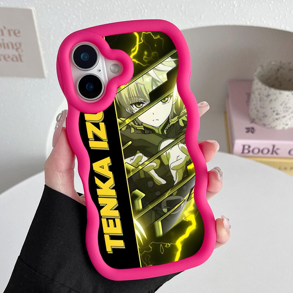 Mato seihei no slave Tenka Izumo Wavy Edge TPU Mobile Phone Case for iPhone 17 16 15 14 13 12 11 Air Pro Max Plus Colorful Cover