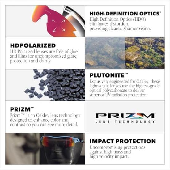 Oakley Sunglasses 0OO9245 FROGSKINS 9245E654 Matte Grey Ink Fingerprint Prizm Black Polarized [Oakley] (A) (Matte Grey/Black)