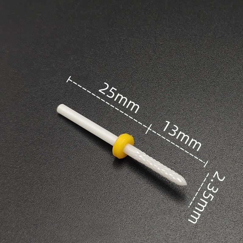 

1 шт., керамическая дрель для дизайна ногтей, роторный резак, устройство для очистки машин для дизайна ногтей, аксессуары для удаления геля для ногтей, инструмент