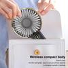 USB Mini Fan Şarj Edilebilir Taşınabilir El Fanı Dijital Ekran Tembel Geçici Seyahat Alışveriş Soğutma Ev Araba Hava Soğutucu