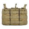 Military Fan Tactical Vest Molle Triple Pouch - Multifunctional Accessory & M4 Magazine Pouch