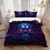 3pcs Cyberpunk Skull Bedding Set, Includes 1 Comforter + 2 Pillowcases, Without Pillow Inserts, Soft Comfortable, Lightweight Breathable093