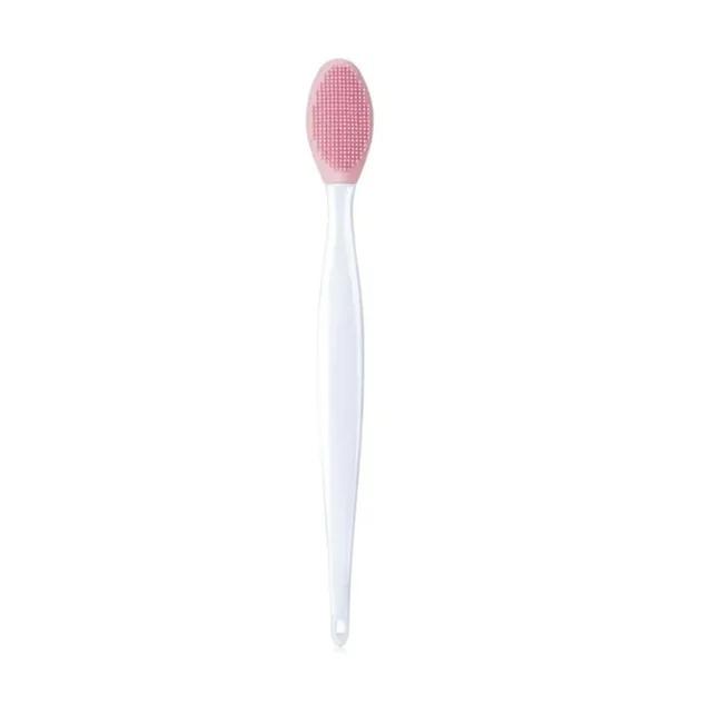 

Beauty Skin Care Wash Face Double Sided Silicone Brush Cleansing Brush Exfoliating Nose Clean Blackhead Removal Brushes Tools розовый
