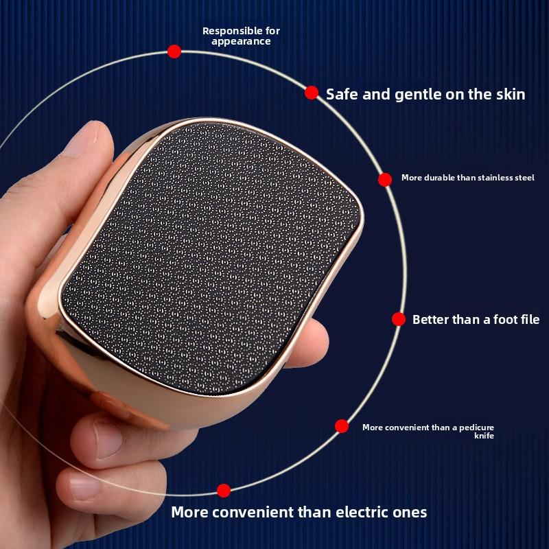 Nano glass foot grinder to remove dead skin calluses, foot files, foot pedicure tool, foot grinding board