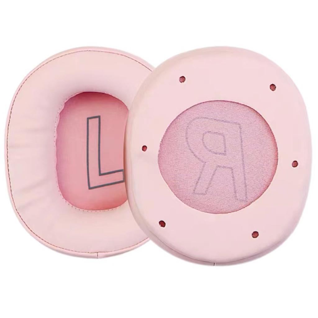 

JZF-466 For Edifier HECATE G2 1 Pair Headphone Earpads Protein Leather Earmuffs Pink