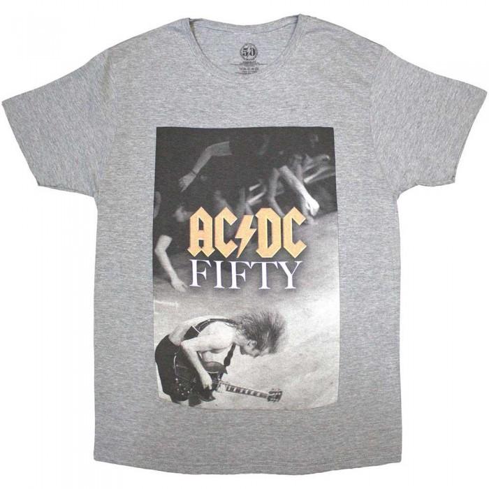 AC/DC Unisex Adult Angus Stage Cotton T-Shirt M gris