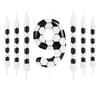 8 Pcs Birthday Candles Football Soccer Sport-Theme Party Decorations, Birthday Cake Candles for Boys Girls Kids Party Supplies