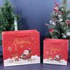 Red Christmas Gift Tote Bag for Christmas Eve Apple Packaging