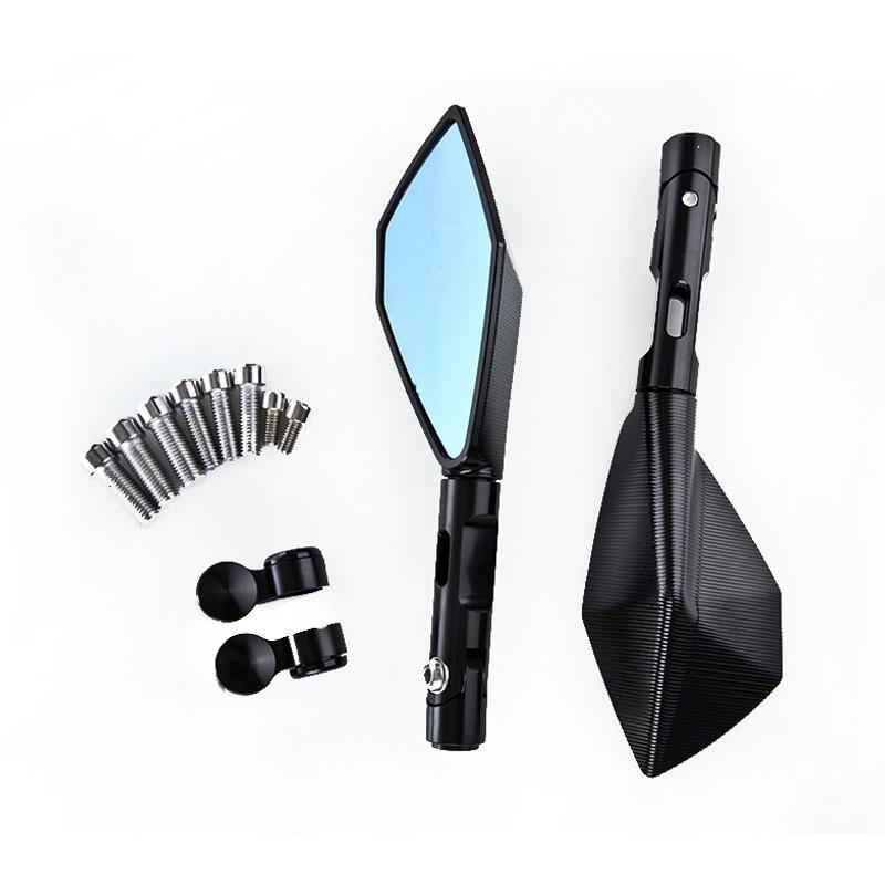 Motorcycle General CNC Rearview Mirrors for Motorbikes Scooters Side Mirrors