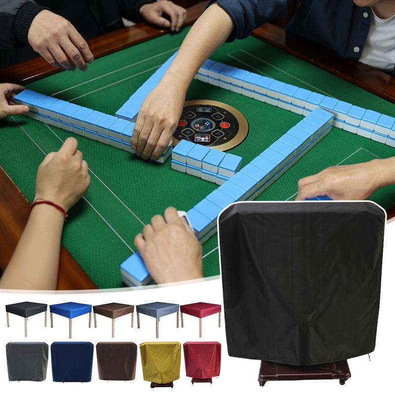 Foldable Mahjong Machine Tablecloth Waterproof Sun-proof Dustproof Mahjong Table Cover Elastic Outdoor Tablecloth
