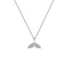 Japanese-Korean Fashion Mermaid Tail Necklace: Exquisite Titanium Steel Clavicle Chain for Women
