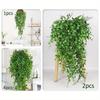 Fake Plants 2-Piece UV-Resistant Artificial Greenery Indoor Fake Greenery For Bedroom For Home Living Room Bedroom Bathroom