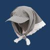 Turban Hat Adjustable Rear Strap Sweet Bow Widened Brim Blocks UV Rays Neck Protection Quick-Dry Ventilated Sun Hat
