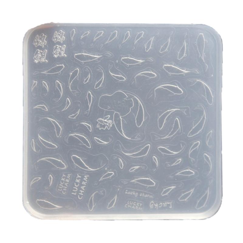 3D Nail Art Mold with Variety of Patterns Template Carving Sticker Stencil Tools Moulds for Nail Enthusiasts and Salons