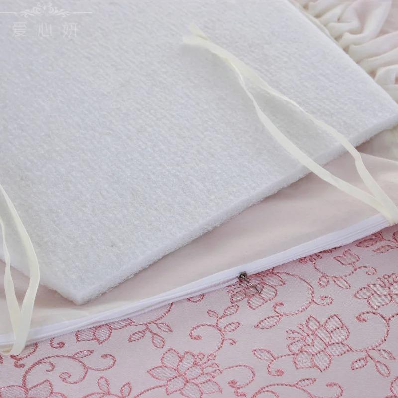 1PCS White Lace Table Cloths Big Hem Embroidery Cover Towel Chair Cover Wedding Dinning Chair Cushion Table Decorating