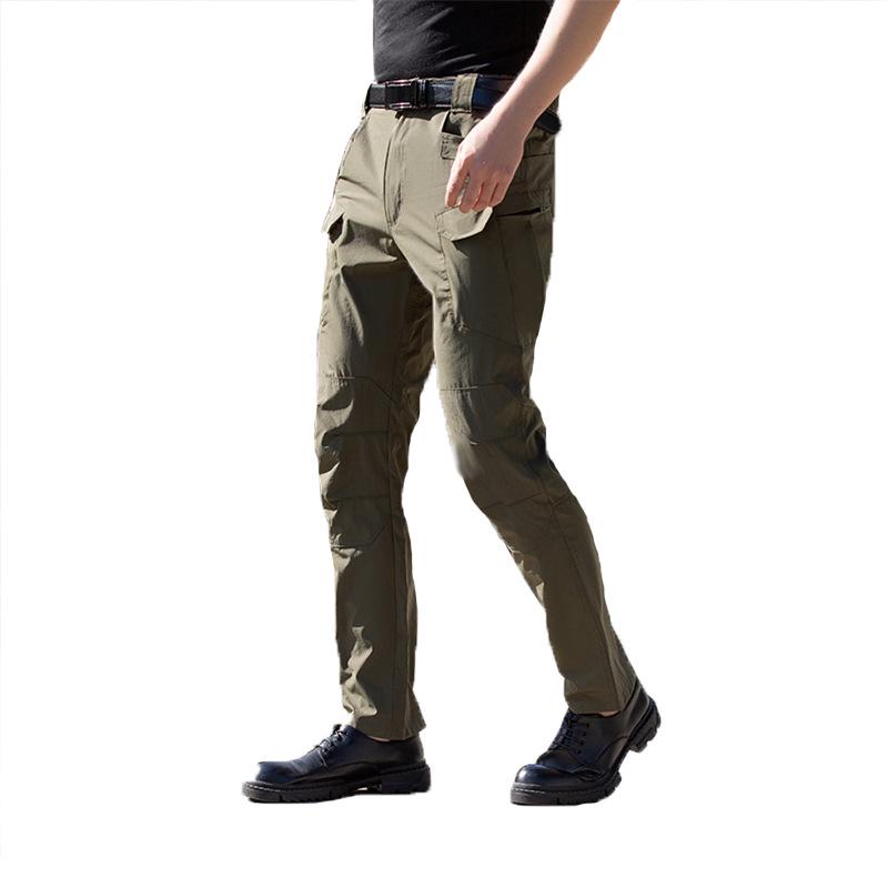 Quick-Dry Elastic Tactical Pants for Summer: Mountaineering, Training, Work XXXL