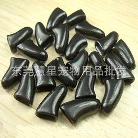 Hot sale 20Pcs/Lot Colorful Soft Rubber Pet Dog Cats Kitten Paw Claws Control Nail Caps Cover Size XS-XXL With Adhesive Glue