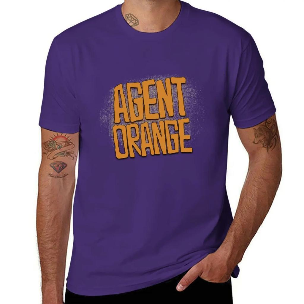 Agent Orange TShirt anime Aesthetic clothing men graphic t shirts 2025 new model