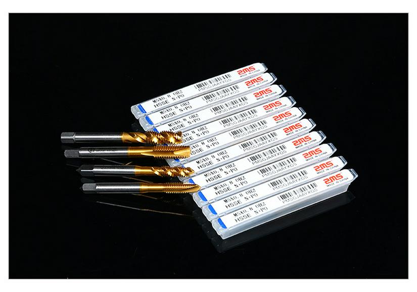 Cobalt & Titanium Coated Spiral Point Tap with Stainless Steel Screw Tip