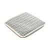 Coussinets de Chaise Antidérapants Coussin Peluche avec Liens, Coussin d'Assise Bordure en Dentelle, Tapis Confortables pour Sièges de Salle à Manger 16 x Pouces Lavable Bureau Épais Doux Tabourets de Cuisine