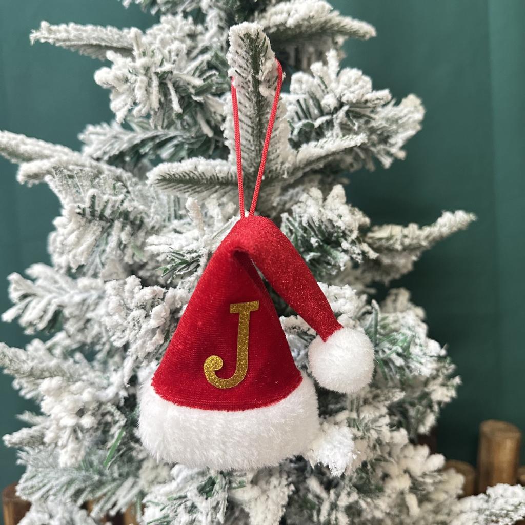 Christmas Decorations: Christmas Hats, Christmas Lollipop Caps, Christmas Hat Knife And Fork Covers, Wine Bottle Caps, Decorative Items