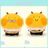 Adorable Multi-angle Smiling Bee Plush Toy Soft Stuffed Animal Doll For Kids