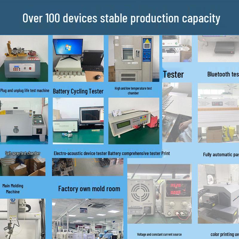 Bluetooth In-Ear Headset with LCD Color Screen and AI Translation