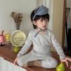 Kids' Lightweight Cotton Underwear Set - Autumn/Winter Pajamas for Elementary Students