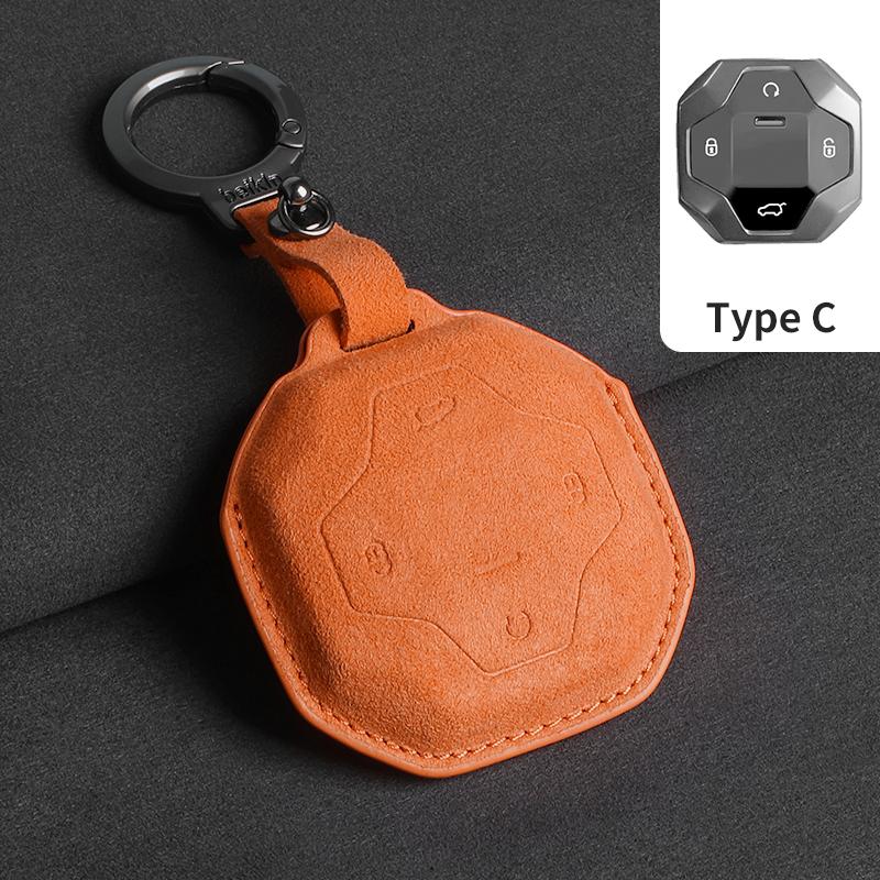Car Key Case Cover For Chery Jetour T2 Traveler 2023 2024 Car Key Holder Shell Accessories uyu1