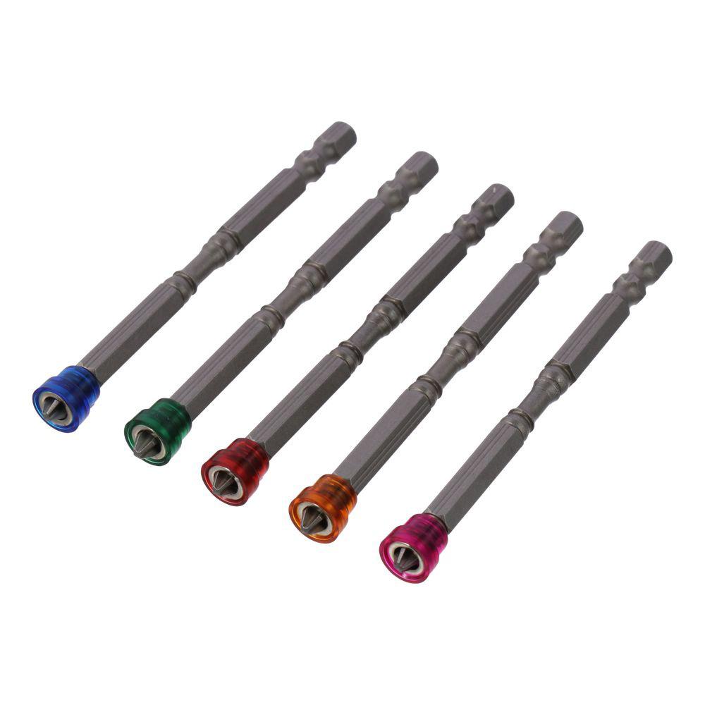 

5 шт. 1/4 дюйма с шестигранным хвостовиком, магнитная отвертка S2, стальная крестовая отвертка, рабочая