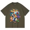 230 Gsm 100% Cotton Pokemon V20 Print Unisex Heavy Cotton T Shirt