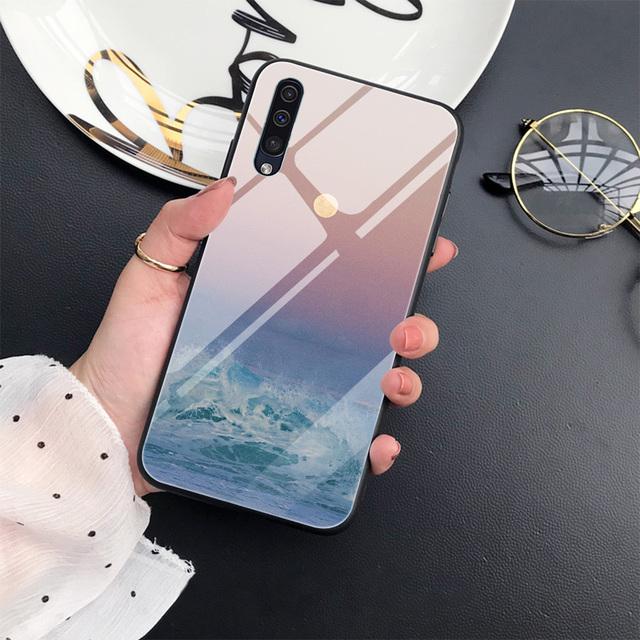 Sunrise Scenery Phone Case For Samsung Galaxy A52 A70 A71 A73 A53 A13 5g A03 A72 A22 A21s A03 Core A42 Tempered Glass Cover