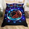 Constellation Taurus Three-Piece Quilt Cover 3D Digital Printing Bedding Set Bed Cover