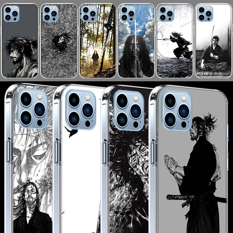 Manga Vagabond Cases Phone Case For Iphone 17E 16E 17 Air 16 Pro Max 15 Pro 14 Plus 11 13 12 Mini Cover Cases Compatible with Su
