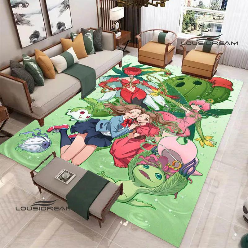 3D Digimon Cartoon Printed Carpet Non-slip Carpet Yoga Mat Carpets for Living Room Area Rug Home Bedroom Decor Birthday Gift