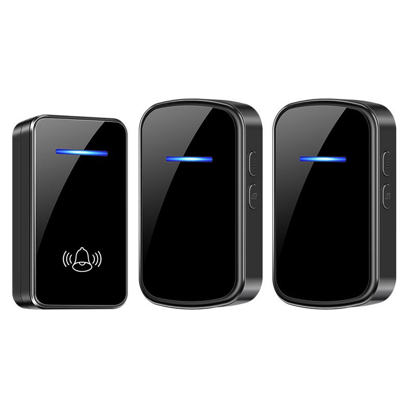 Ultra-Long Range Wireless Doorbell with One-to-Two Music and Elderly Remote Control, US/EU Spec