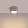 Plafon Aura 1 Gx53 Taupe Alu Sollux Sl.1817