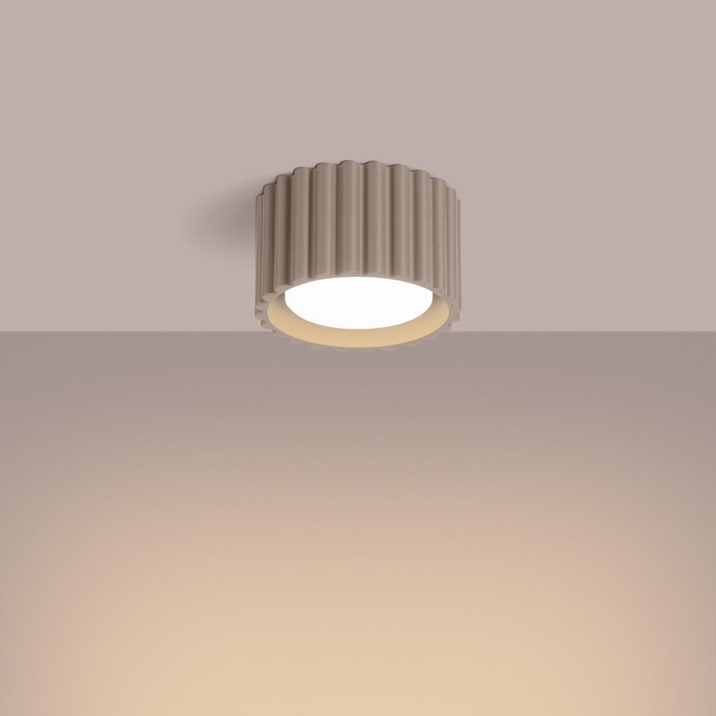 Plafon Aura 1 Gx53 Taupe Alu Sollux Sl.1817