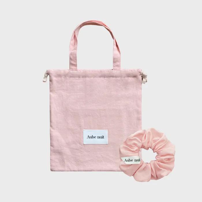 Aube nuit Sorbet Strawberry Milk Linen Mini Bag Set