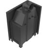 Steel fireplace KRATKI MBO left 15 kW Ø 200 self closing door