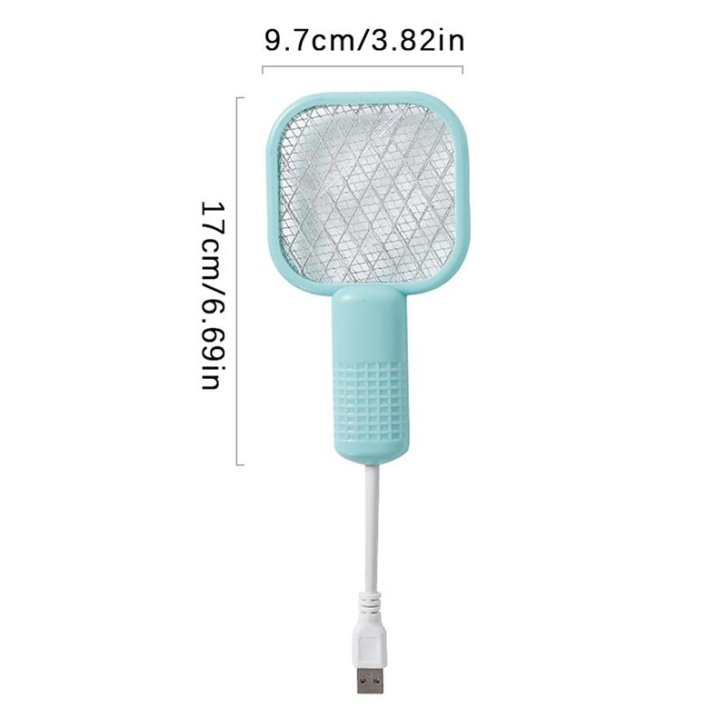 Usb Mosquito Swatter Trap Pest Control Mini Electric Shock Insect Racket Portable Uv Light Fly Bug Zapper Summer