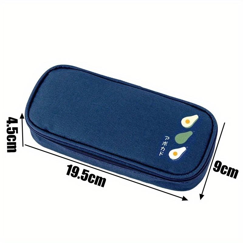 Multifunction Pencil Case Fruit Pen Bags for Boys Girls Oxford Cloth Pencil Pouch Stationery Bag School Supplies