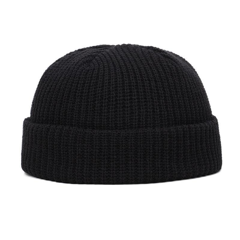 Cappello coppia autunno e inverno cappello sottile cappello lavorato a maglia da uomo e da donna cappello termico a pullover da donna cappello freddo da donna cappello da proprietario terriero a buccia di melone