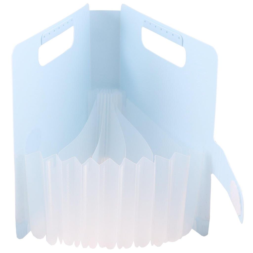 Sakura Crepas Origami Seal Storage Case Small Sesame File Pastel Blue TF-O#125