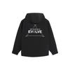 Li Ning Jackets Men's Black Hooded Moderate Wind Shell AFDS797-1