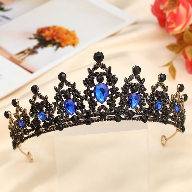 Children's Crystal Tiara Headband: Princess Crown Hair Accessory for Girls' Birthdays and Performances