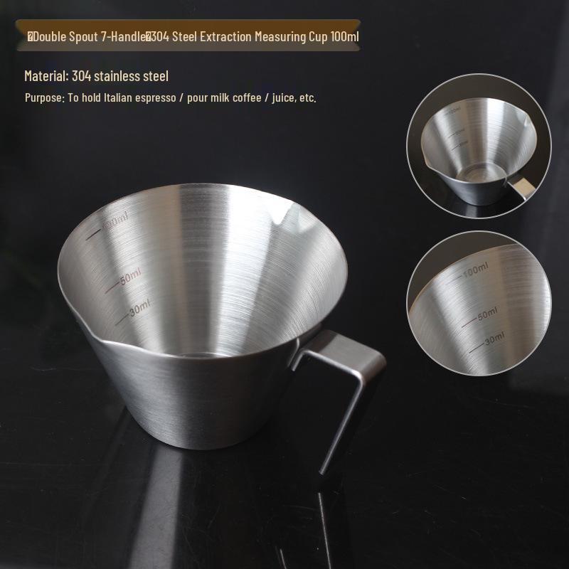 Stainless Steel 100ml Espresso Measuring Cup with Scale